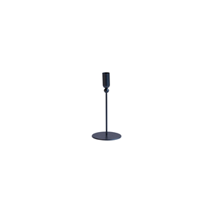 Ljusstake svart metall