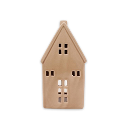 Fenja hus ljuslykta beige