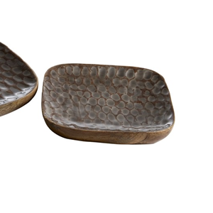 Måns bricka fat emaljerad mangoträ