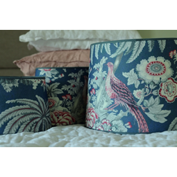Burdett lampskärm blå Laura Ashley