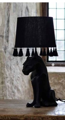 Panther Panter lampfot svart