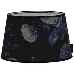 Tallulah Floral lampskärm svart blå blommor Ralph Lauren