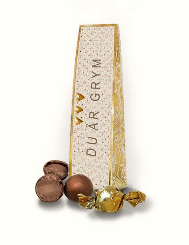Chokladkort Praliner Du är grym Present