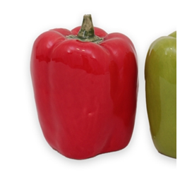 Paprika röd porslin