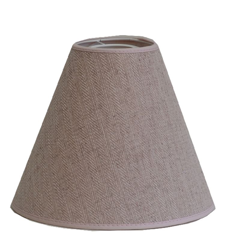Herringbone lampskärm ljusrosa