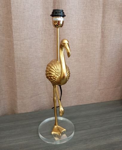 Flamingo lampfot guld