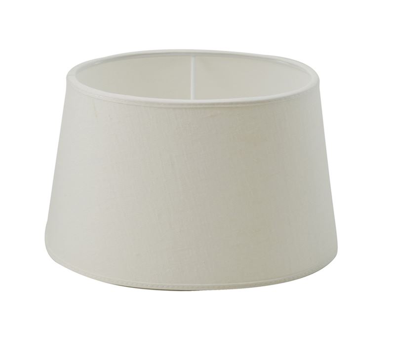 Linn lampskärm vit