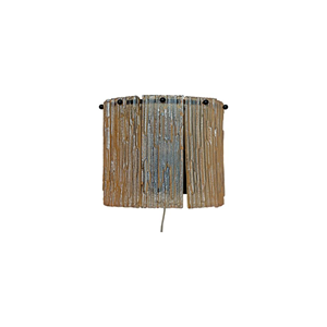 Abelone vägglampa metall bärnsten 