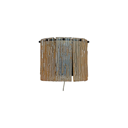 Abelone vägglampa metall bärnsten 