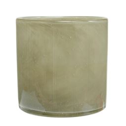 Laggon ljuslykta ljusgrå glas