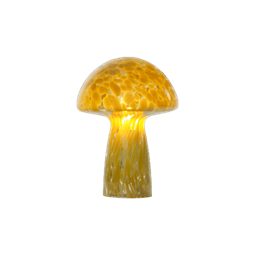 Mushi bordslampa glas beige