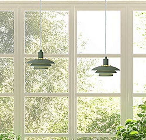 Epsilon fönsterlampa grön
