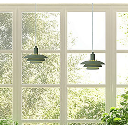 Epsilon fönsterlampa grön