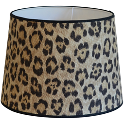 Bacara oval lampskärm leopard