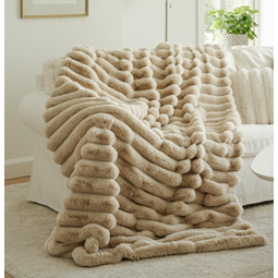 Liny pälskudde beige