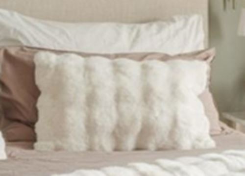 Misty pälskudde ivory