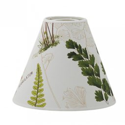 Bimba lampskärm offwhite gröna blad