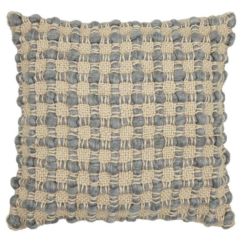 Chunky kuddfodral grå beige 