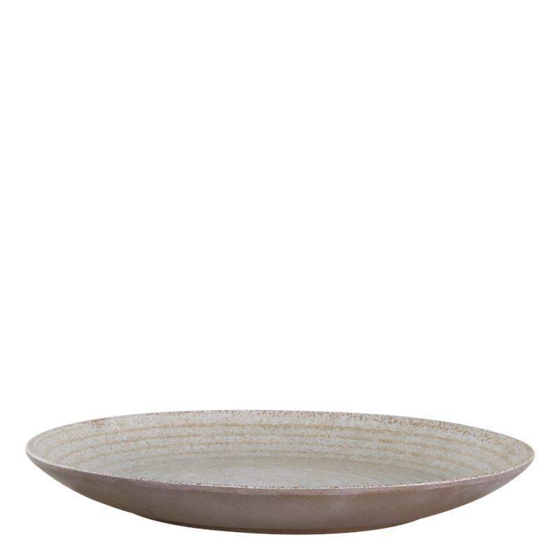Cassis fat Ø25,5cm stengodslook melamin