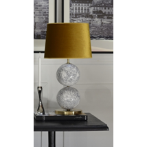 Bertone lampfot marmor mässing