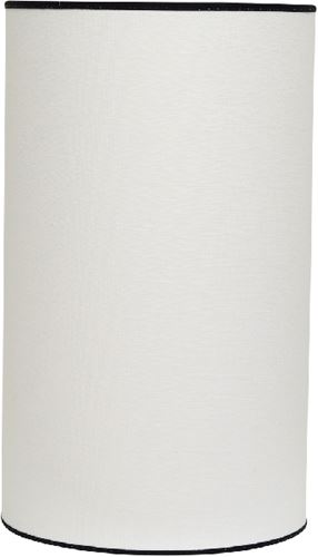Carolin lampskärm cylinder vit svart