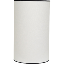 Carolin lampskärm cylinder vit svart