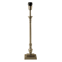 Boss lampfot antik silver