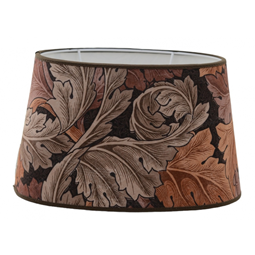 Acanthus lampskärm sammet brun william Morris