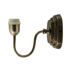 Wally vägglampa antik silver