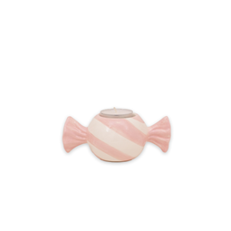 Tivoli ljuslykta karamell rosa vit