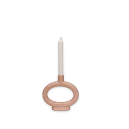 Garden ljusstake rosa