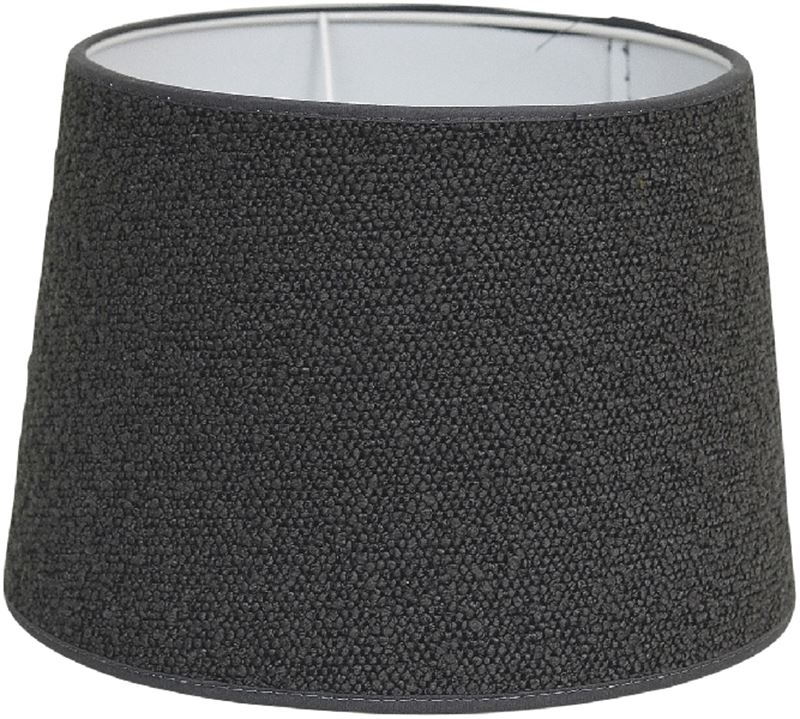 Boucle lampskärm antracitgrå