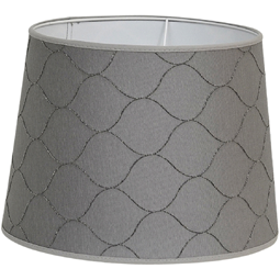 Bazely lampskärm grå silvergrå
