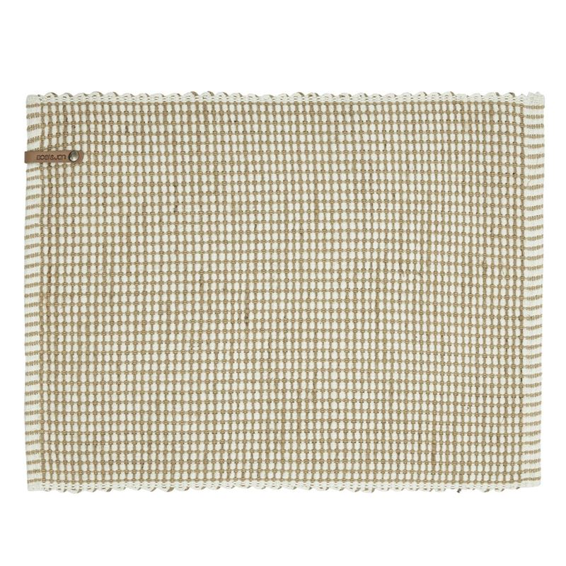 Duved tablett offwhite jute vit