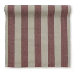 Ligne löpare duk rand röd