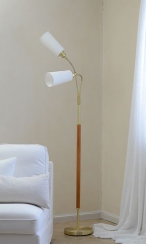 Svedala golvlampa retro ek guld 