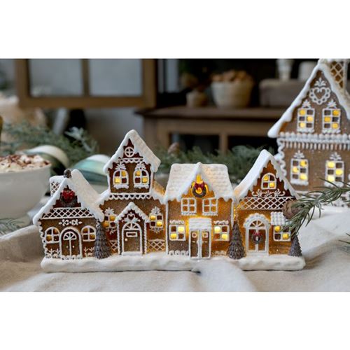 Jul Pepparkakshus LED Batteri