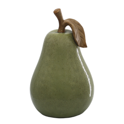 Päron keramik grön