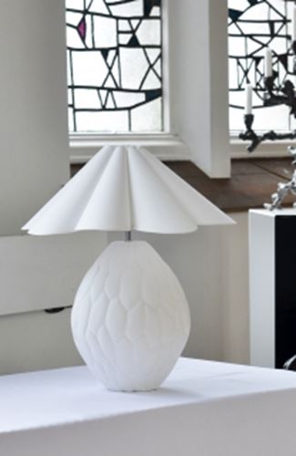 Honeycomb  bordslampa vit