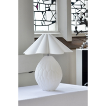 Honeycomb  bordslampa vit