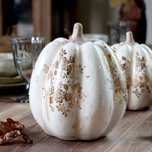 Anniversary pumpa keramik guld