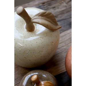 Äpple Keramik creme glasyr