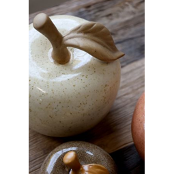 Äpple Keramik creme glasyr