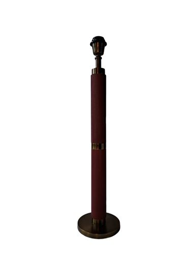 RED röd mässing lampa