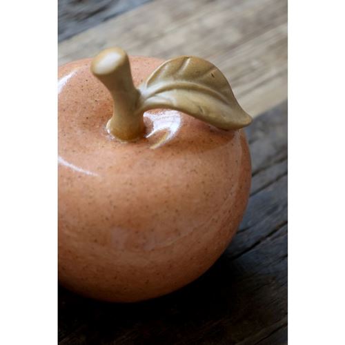 Äpple Rosa Keramik Dekoration