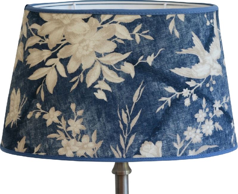 Eliza Floral lampskärm blå