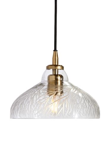 Maple taklampa glas handjord