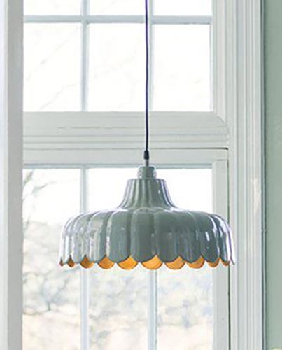 Wells fönsterlampa taklampa grön