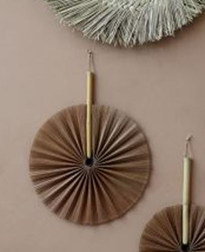 Solfjäder bambu karamell dekoration
