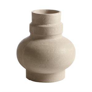Mimosa vas papier-maché creme